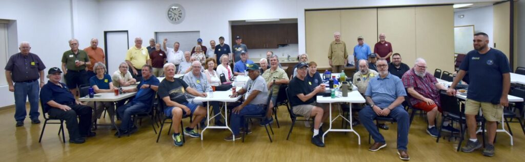 WVARC members gathered for a monthly club meeting