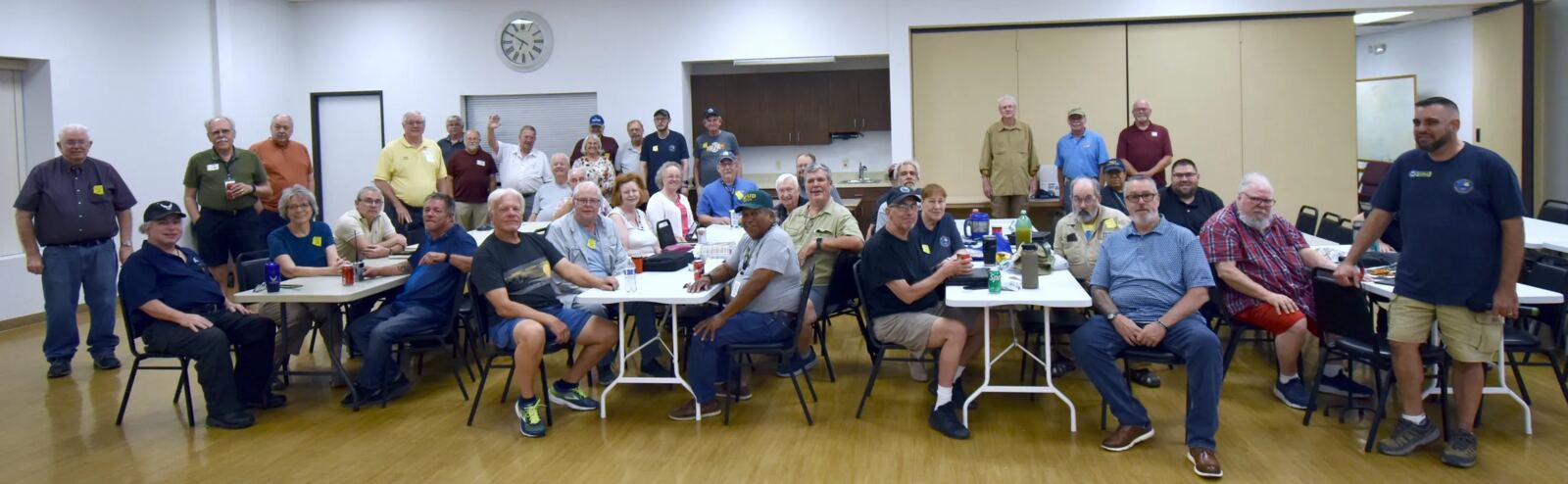 WVARC members gathered for a club group photo