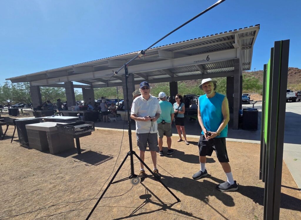WVARC members participating in outdoor amateur radio activities